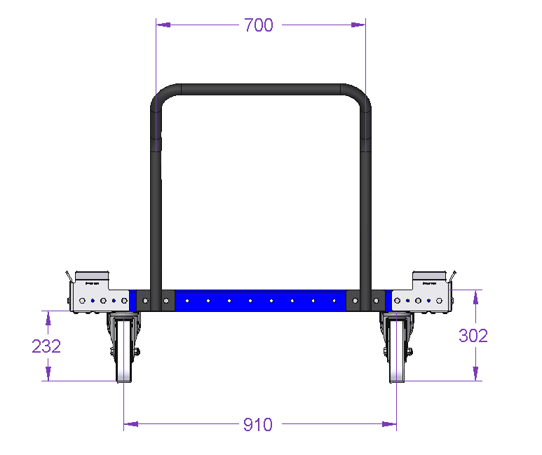 Container Cart 1260 x 1260 mm