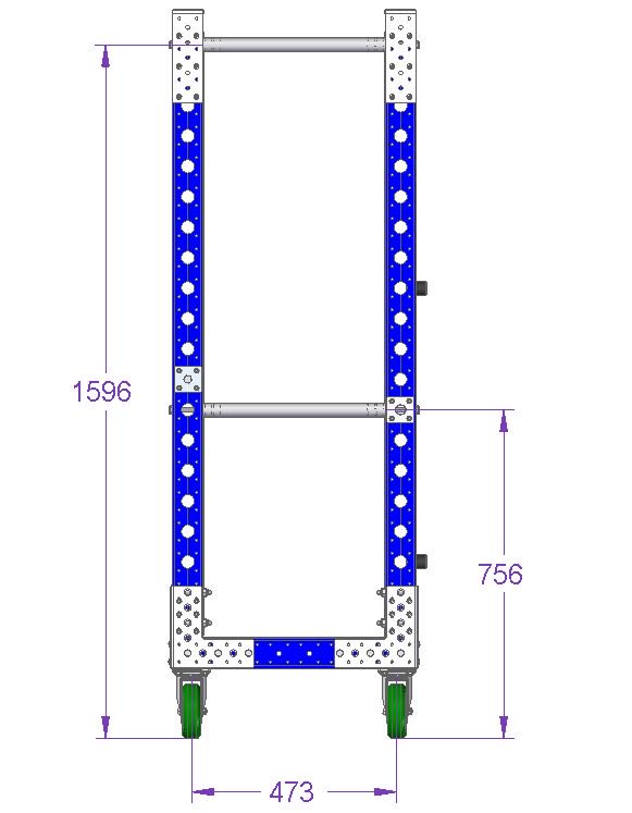 Daughter Cart – 560 x 1540 mm