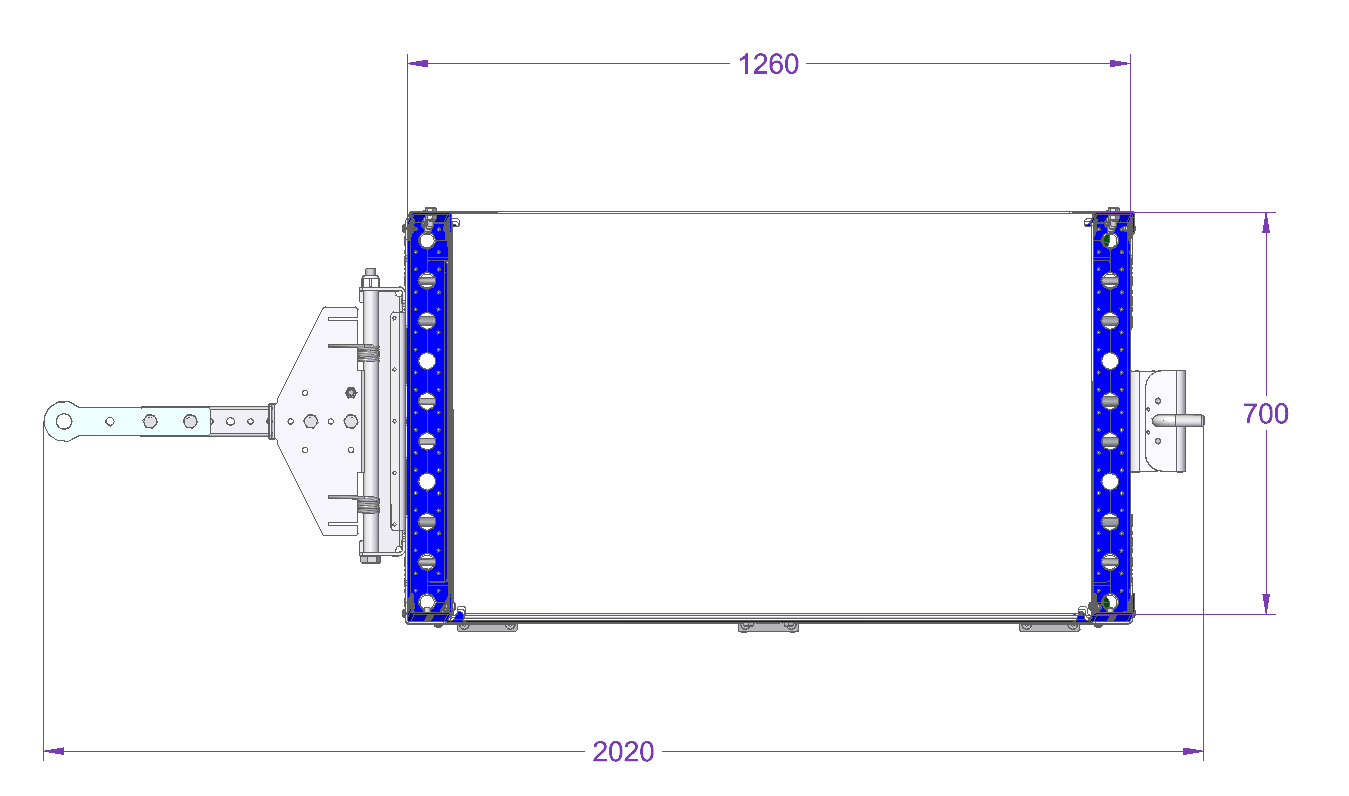 Flow Shelf Cart – 1260 x 7000 mm