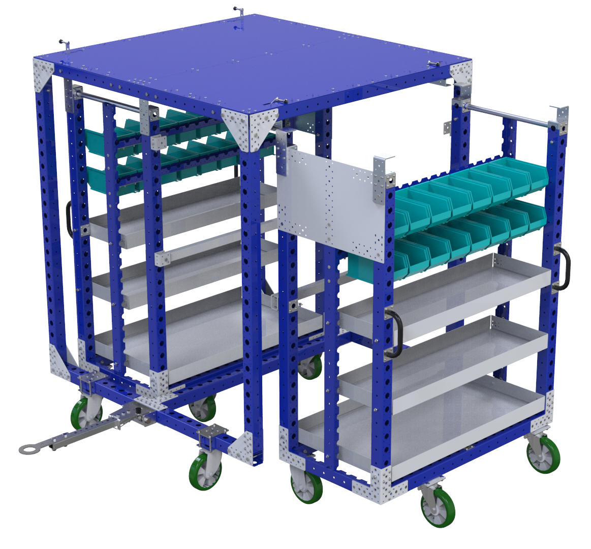 Carrito FlexQube 2 en 1 madre-hija en Siemens en California