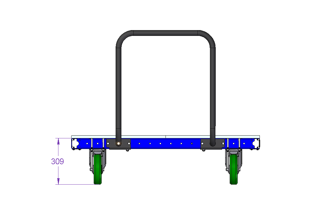 Pallet cart 1260 x 1260 mm