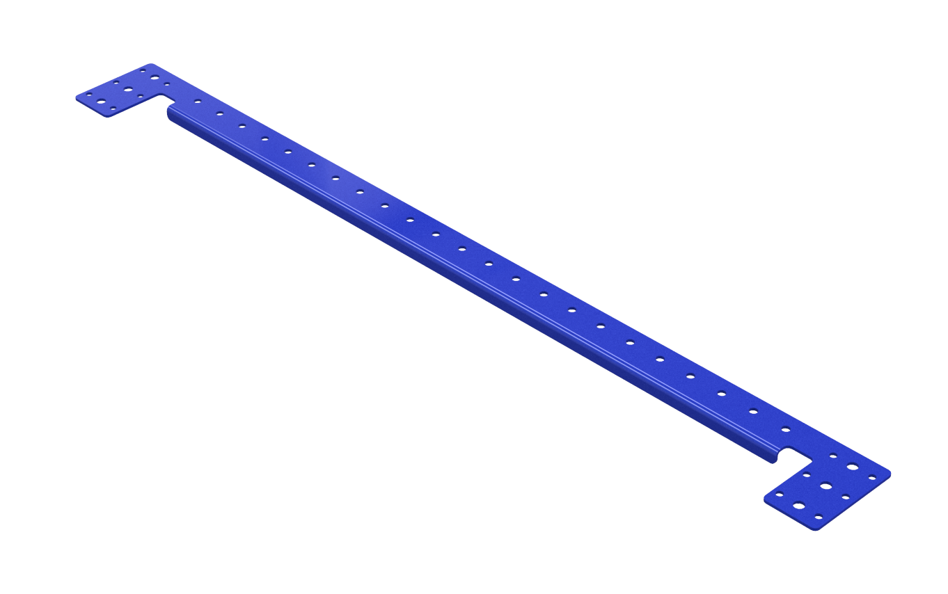 Shelf attachment plate - 980 mm