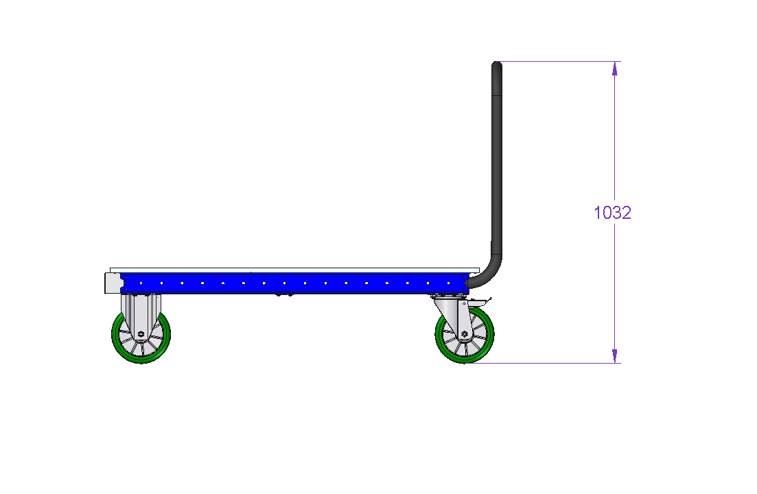 Pallet cart 1260 x 1260 mm