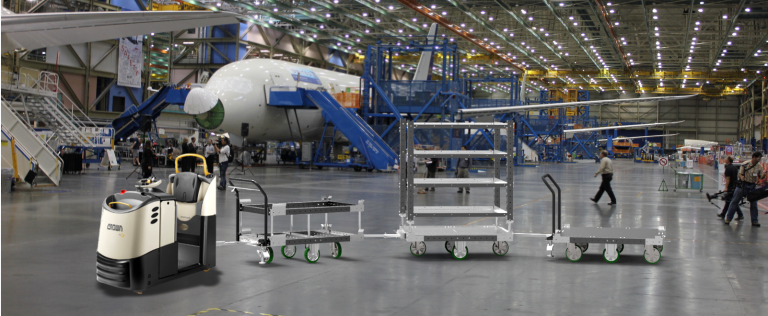 FlexQube Routenzug Flugzeugbau