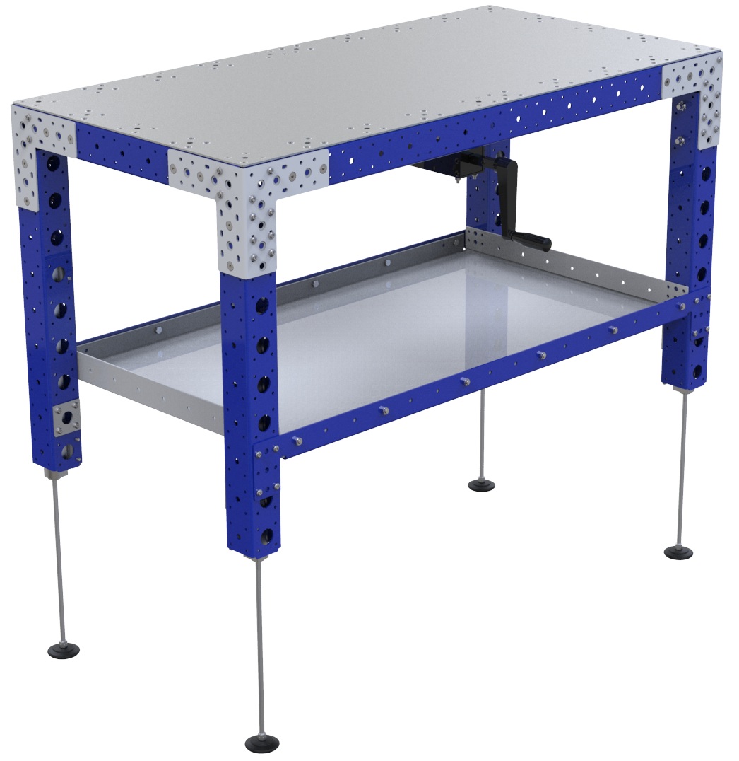 Modular & industrial material handling assembly rack by FlexQube