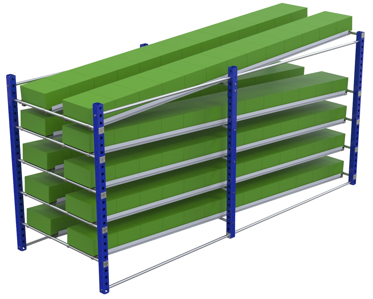 Estante de flujo - 1400 x 3990 mm