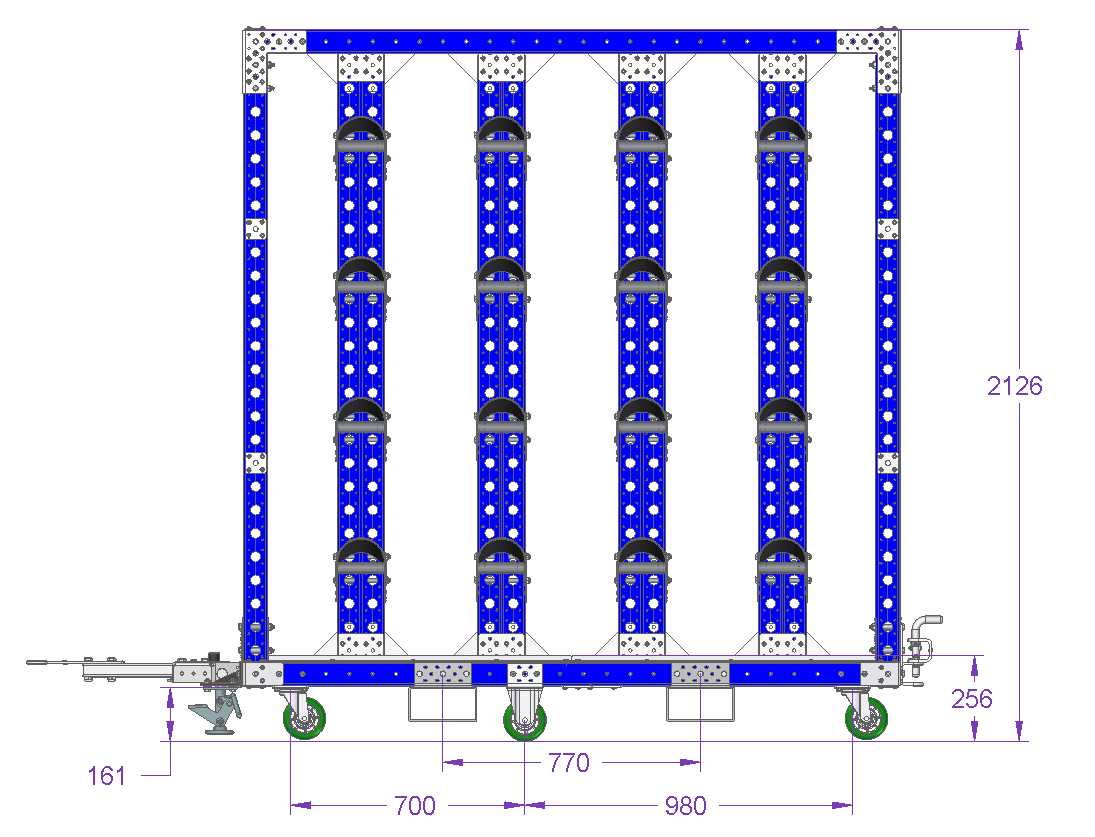 Hanging Cart – 1050 x 2240 mm