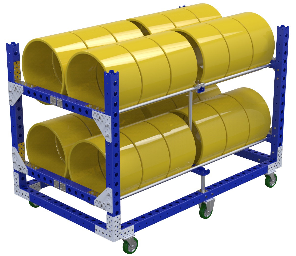 Modular & industrial material handling kit cart by FlexQube