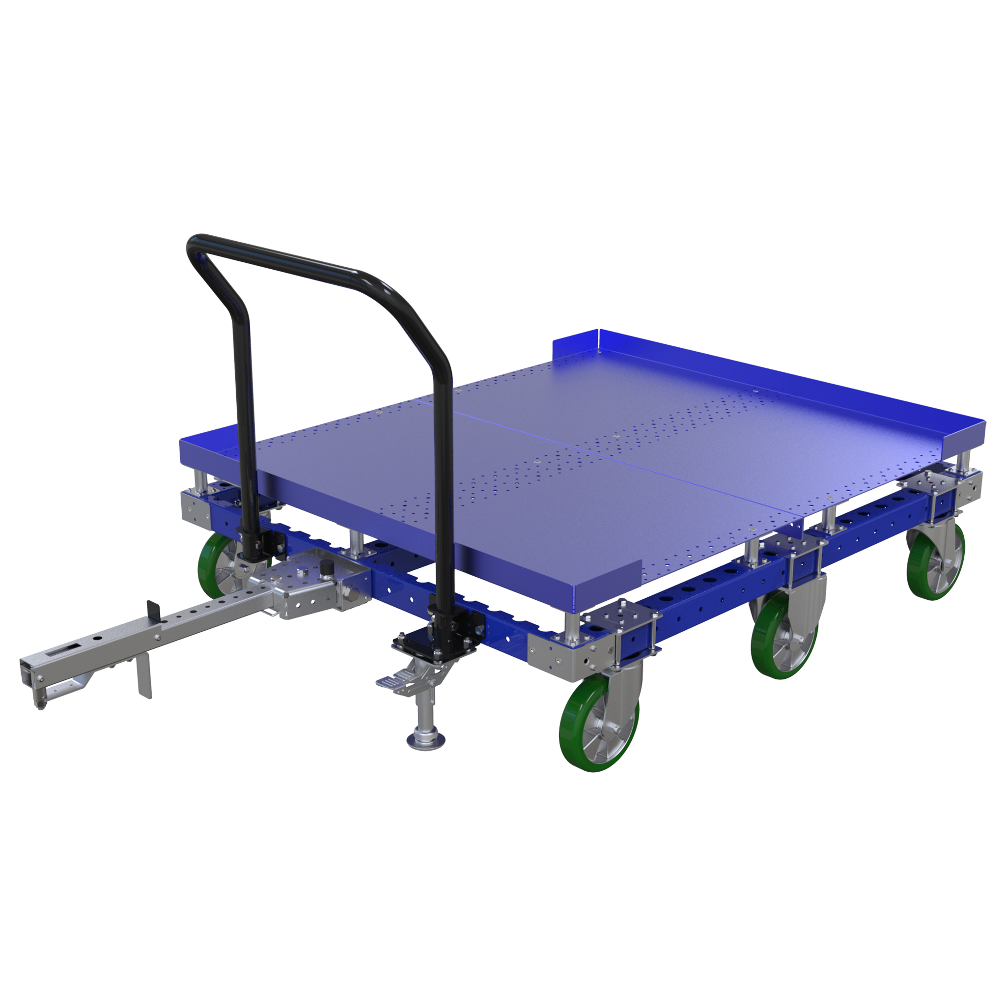 Flat Deck Engine Cart - 50 x 58 inch