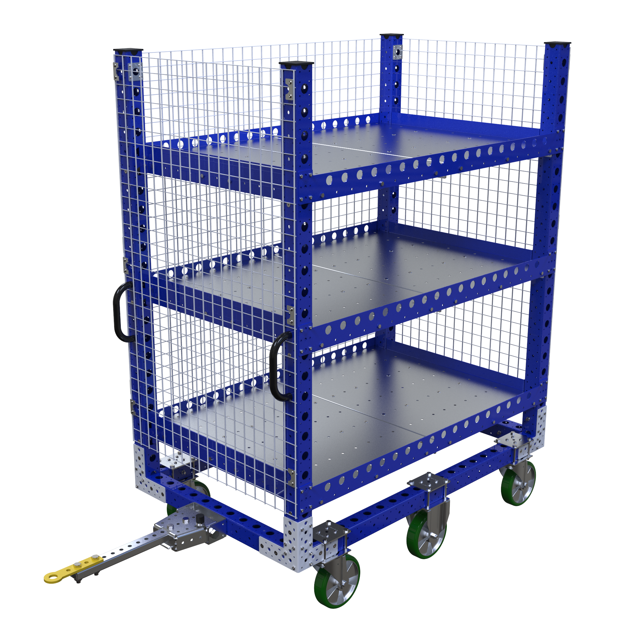 Carro remolcador de estantes - 1470 x 910 mm