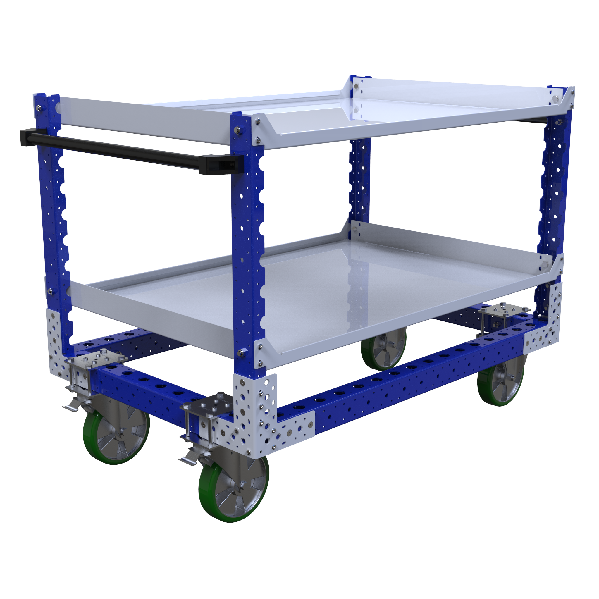 Carro con repisas planas - 1260 x 840 mm
