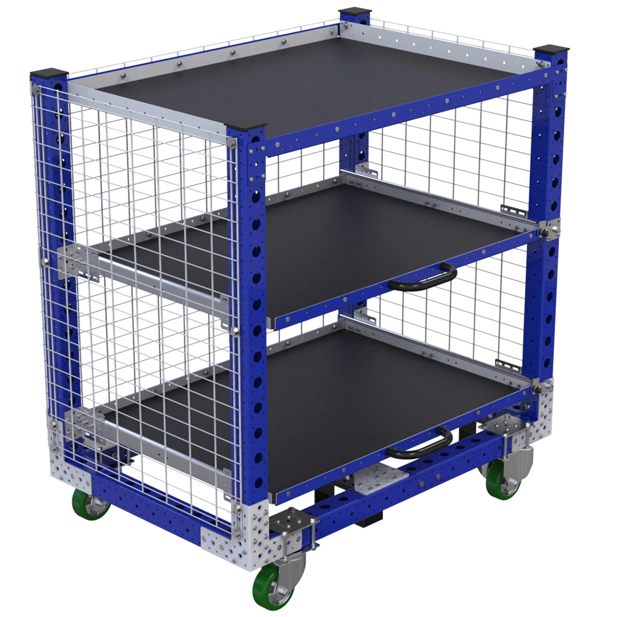 Carro de estantería extensible - 840 x 1260 mm