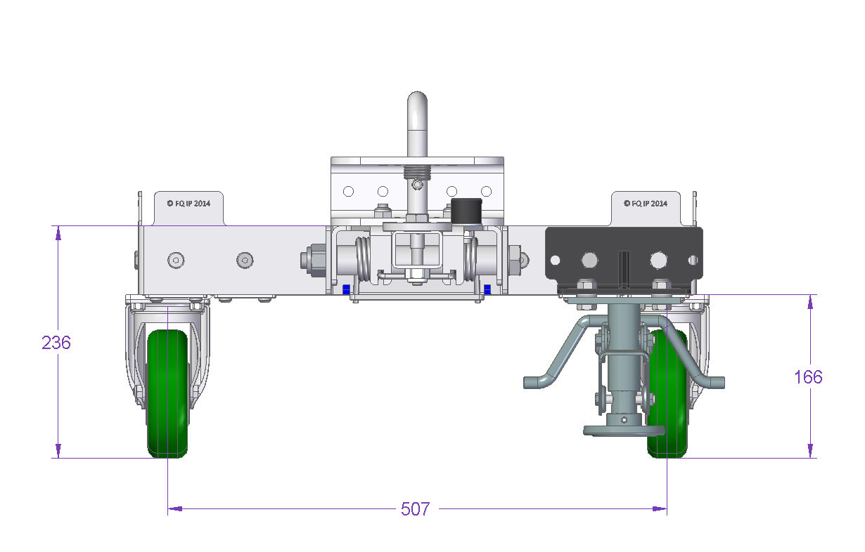 Carro remolcador - 910 x 560 mm