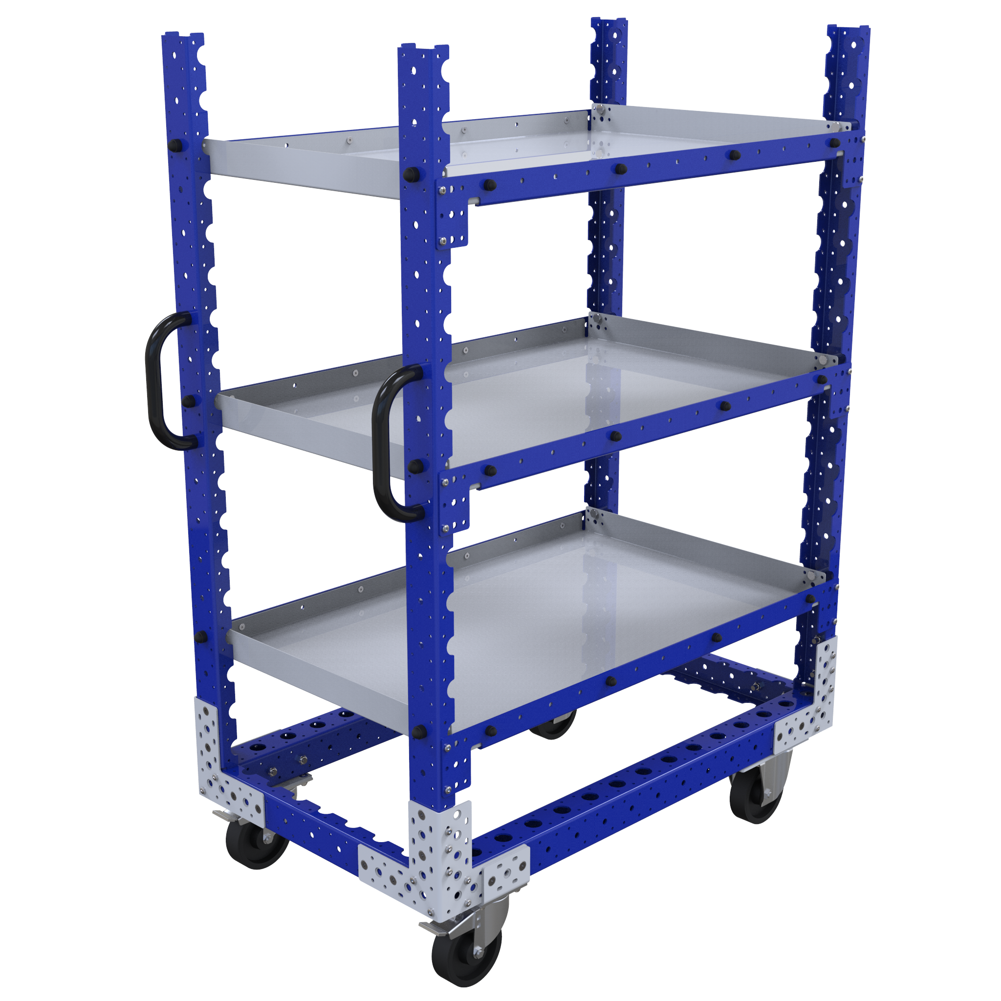 Carro con repisas planas - 1050 x 630 mm