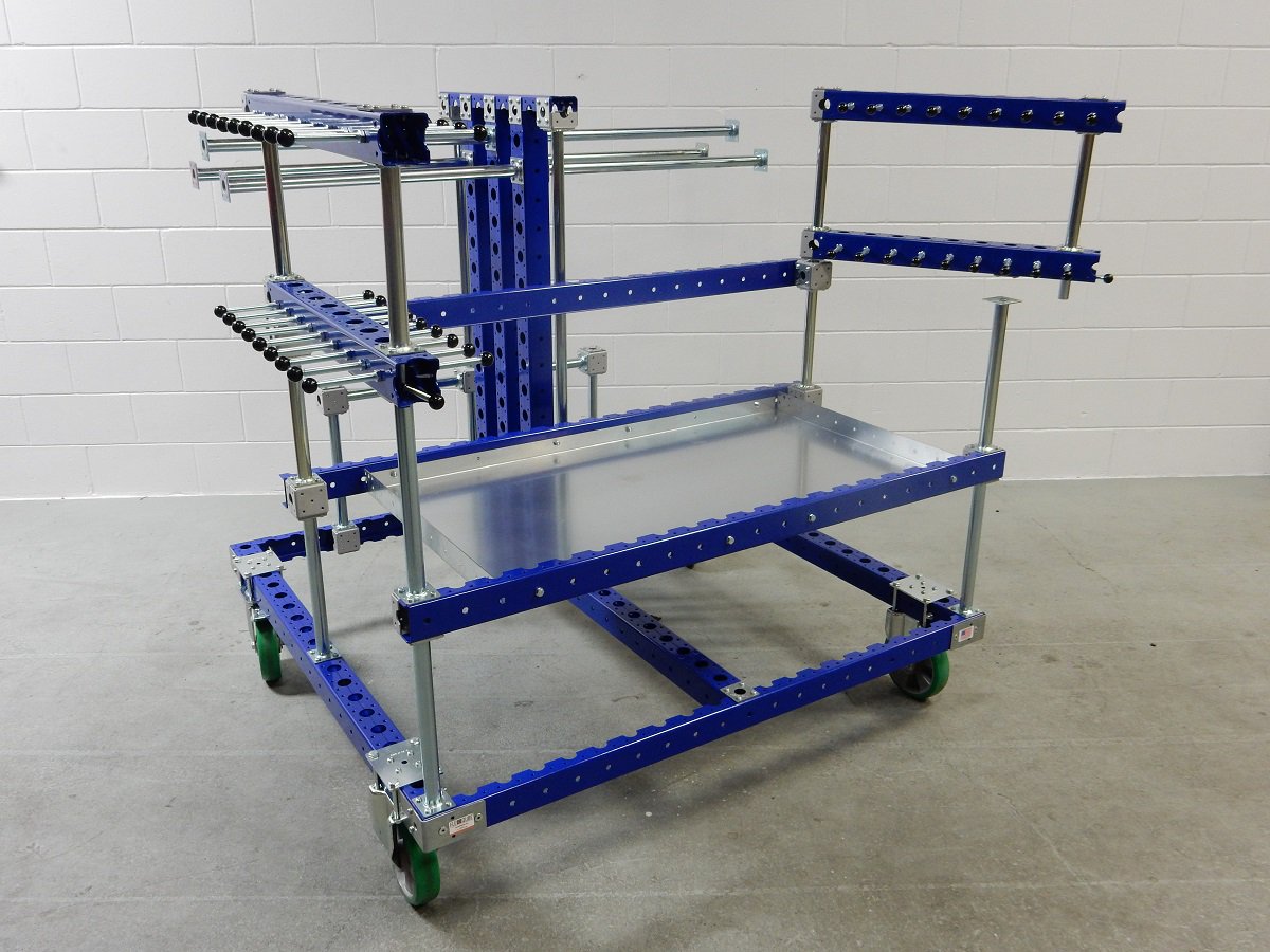 Hose Cart with Swingable Arms