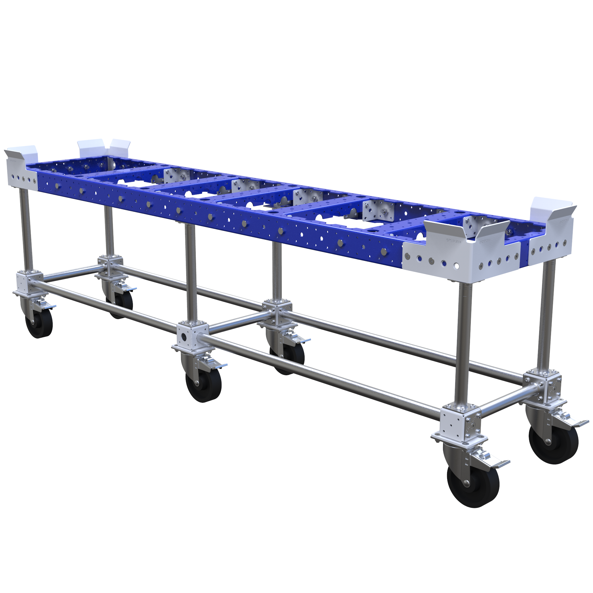 Flextube Rack Cart - 3150 x 630 mm