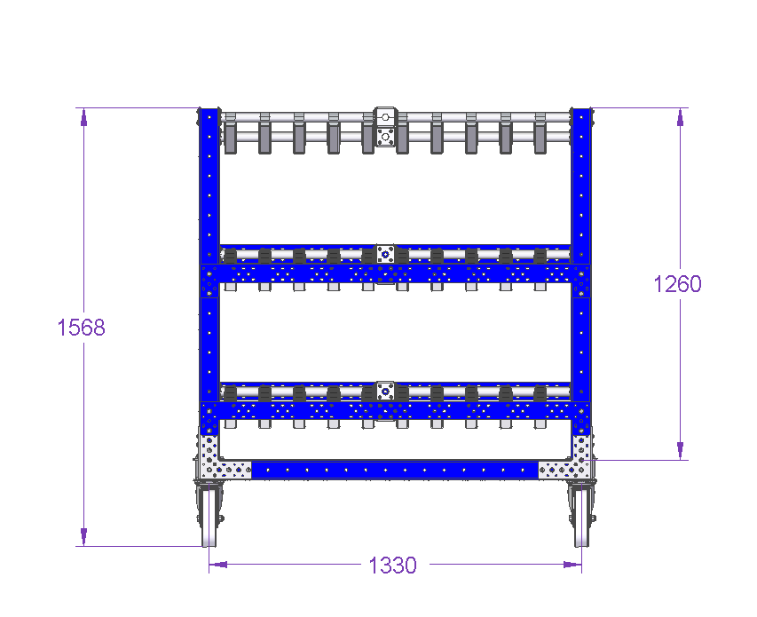 Flow Rack – 1400 x 1400 mm
