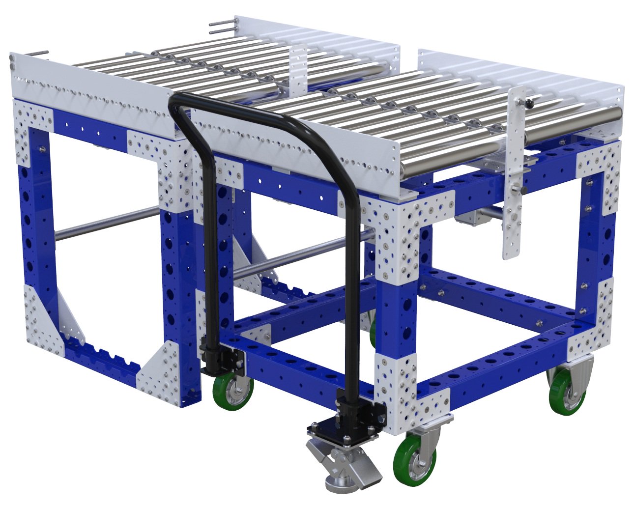 Modular & industrial material handling cart by FlexQube
