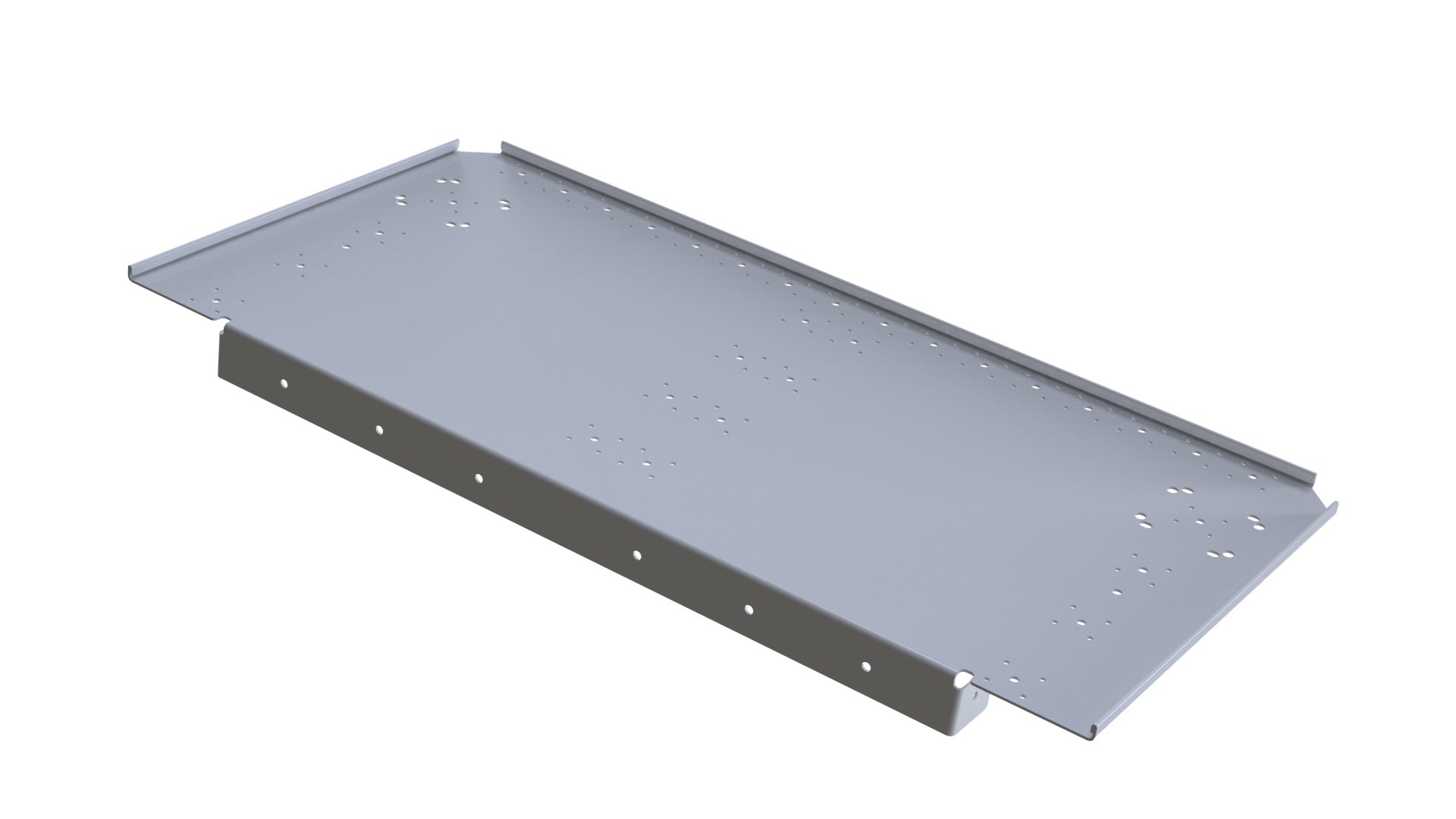 Top Plate Half w.Edge - 630 x 1260 mm