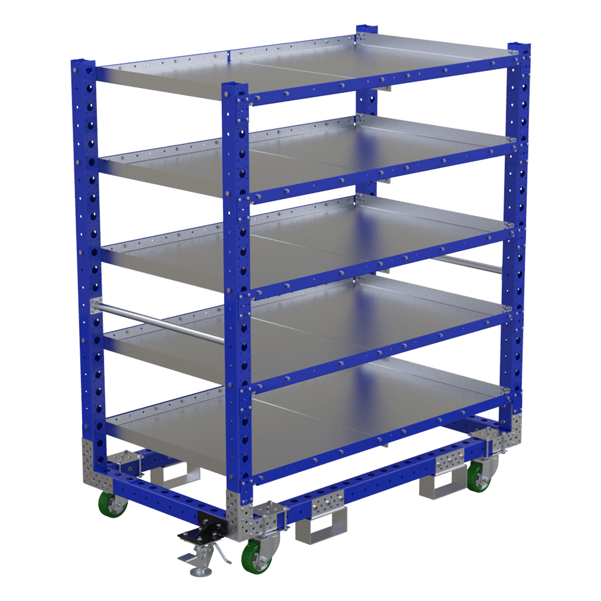 Carro con estante plano - 1610 x 910 mm