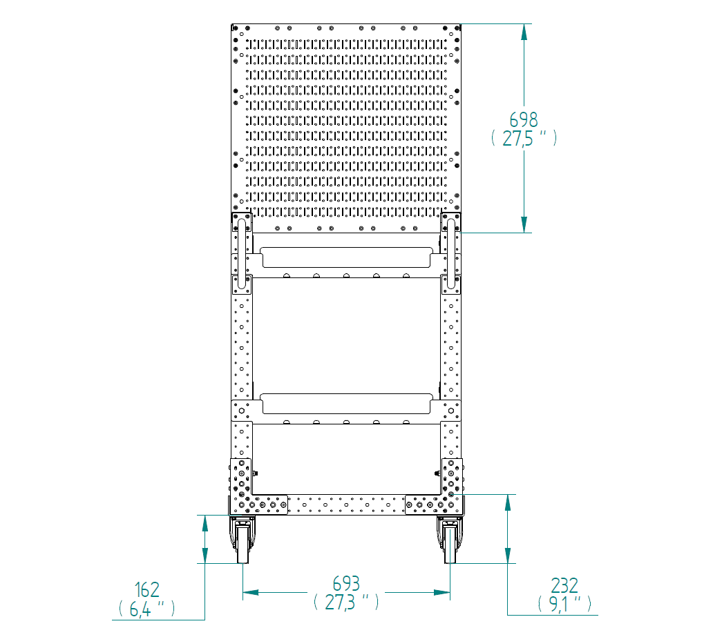 Werkzeugwagen – 630 × 770 mm
