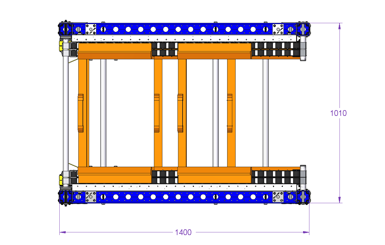 Stationswagen für V-Arm