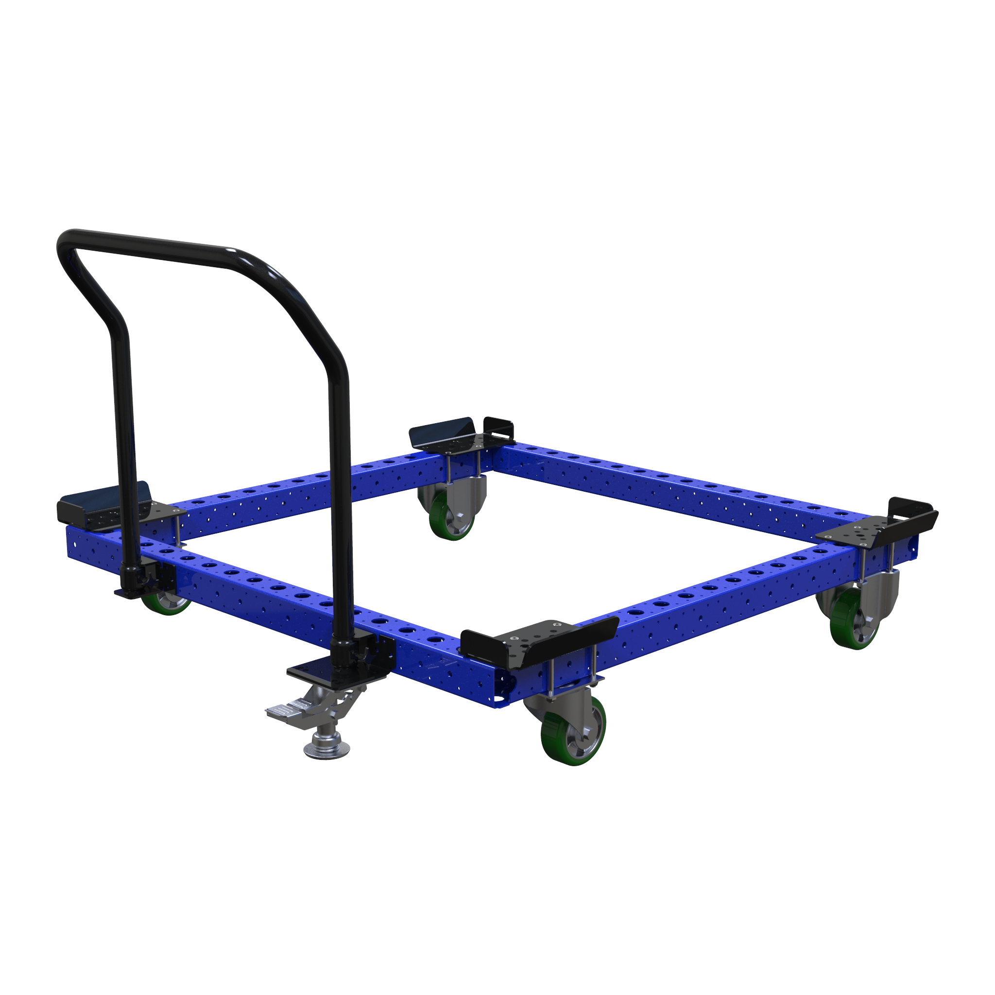 Low Rider Pallet Push Cart - 1260 x 1260 mm