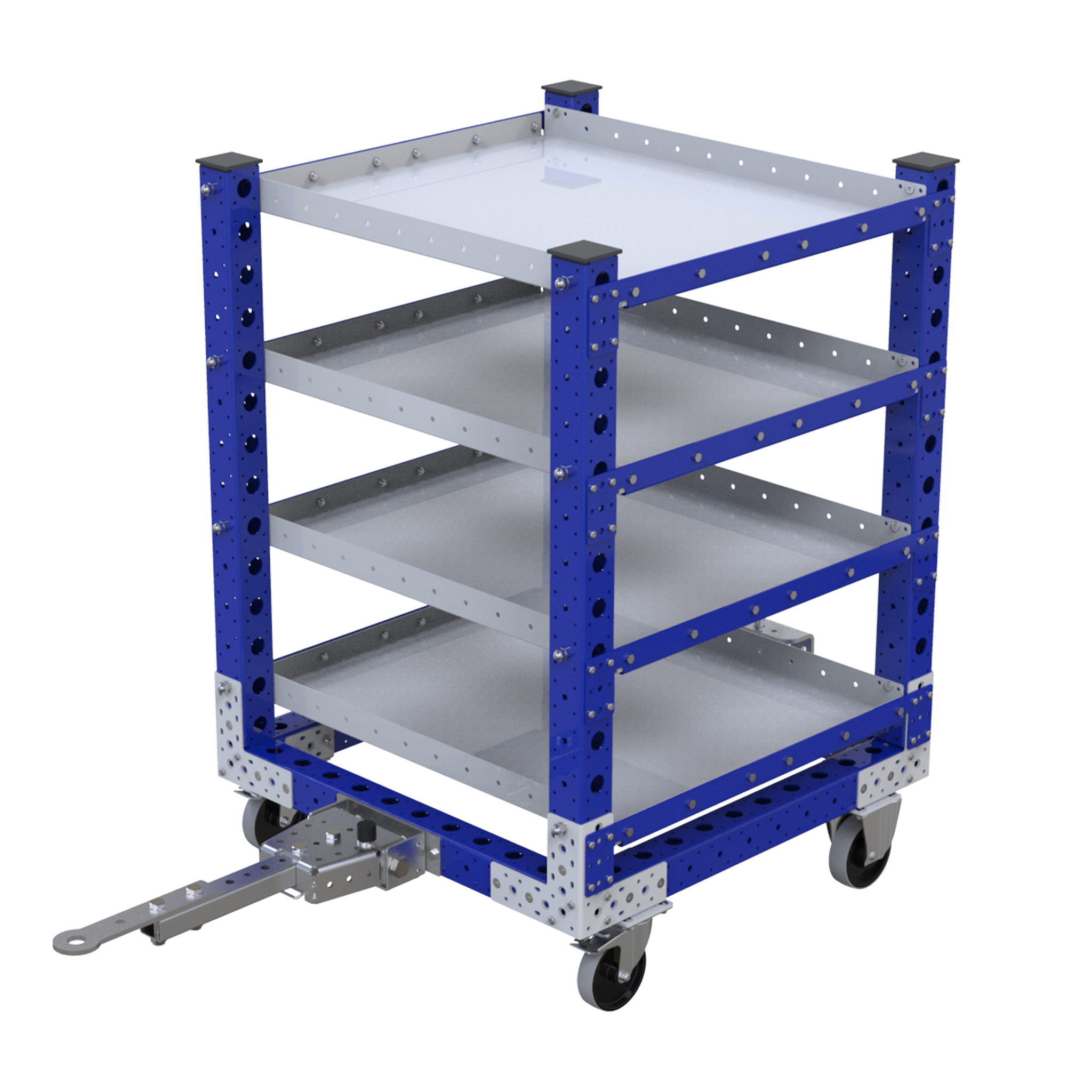 Carro de estante plano - 840 x 840 mm