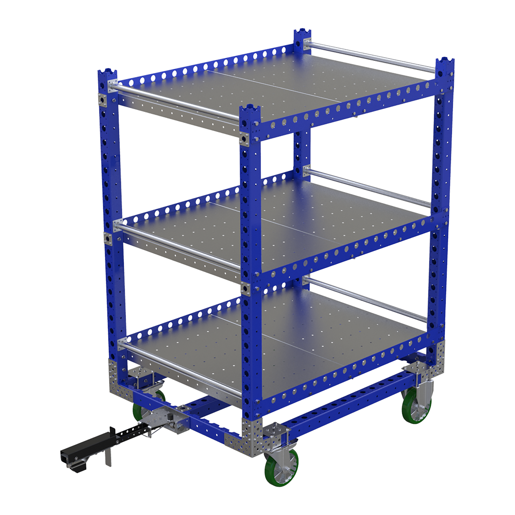 Carro con repisa plana de 55 x 41 pulgadas