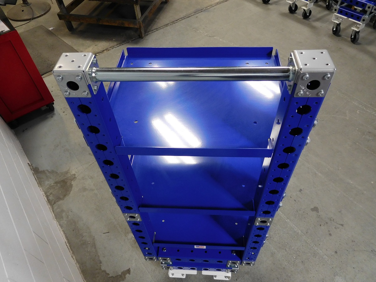 Shelf cart for E-frame
