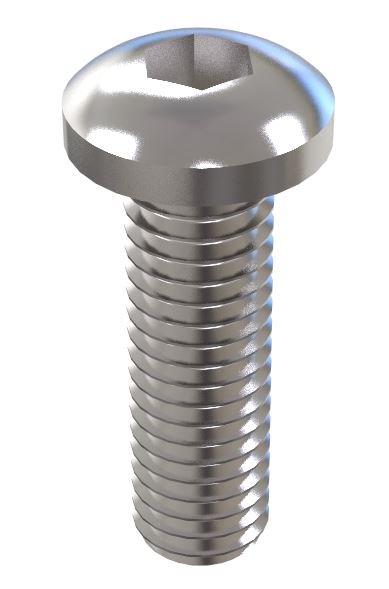 Round Head M6 x 25 mm
