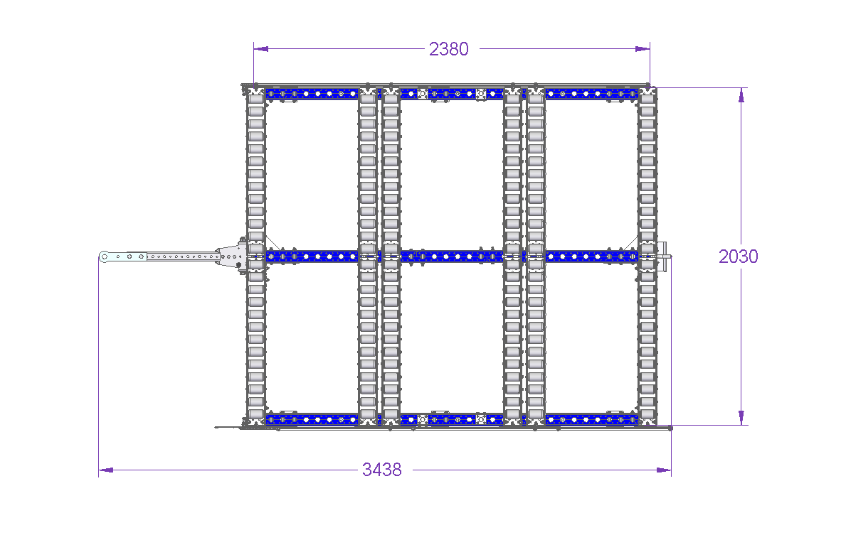 Roller Pallet Cart – 2030 x 2800 mm