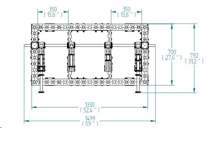 Schilderwagen – 1330 × 700 mm