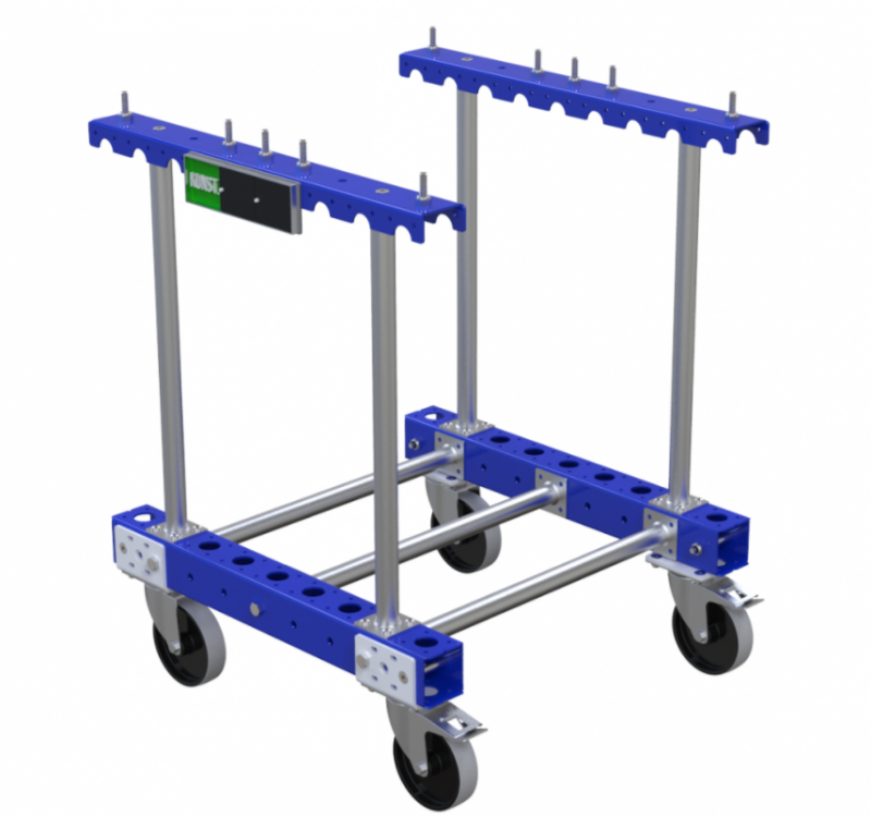 Industrial cart for trash by FlexQube
