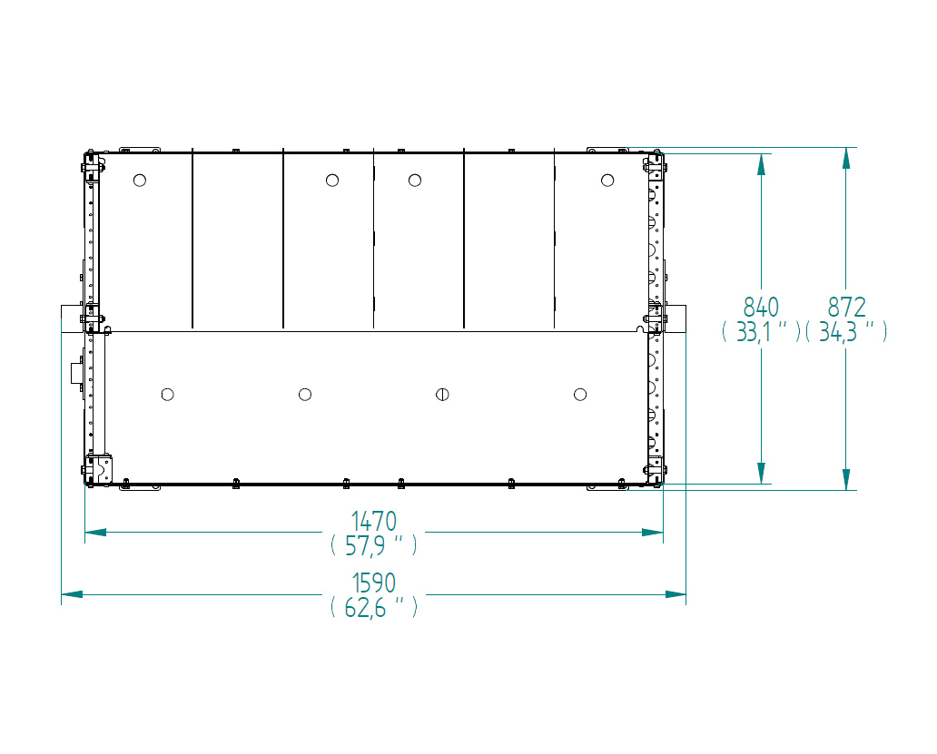 Kit-Wagen – 840 × 1470 mm
