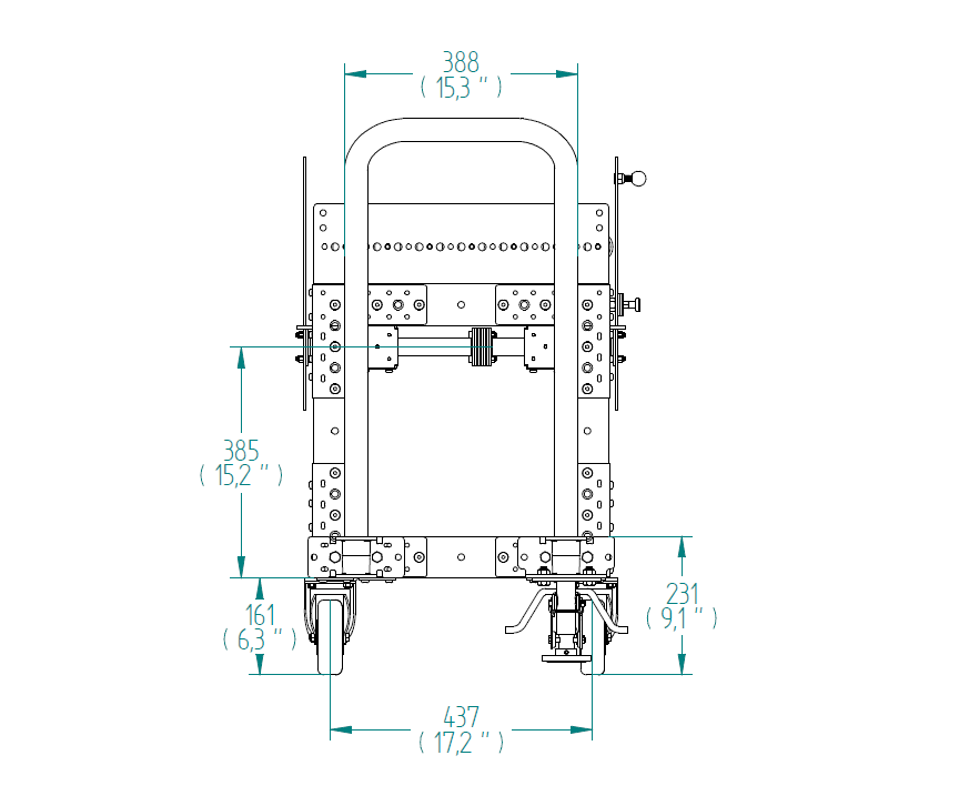 Rollenwagen – 770 × 490 mm