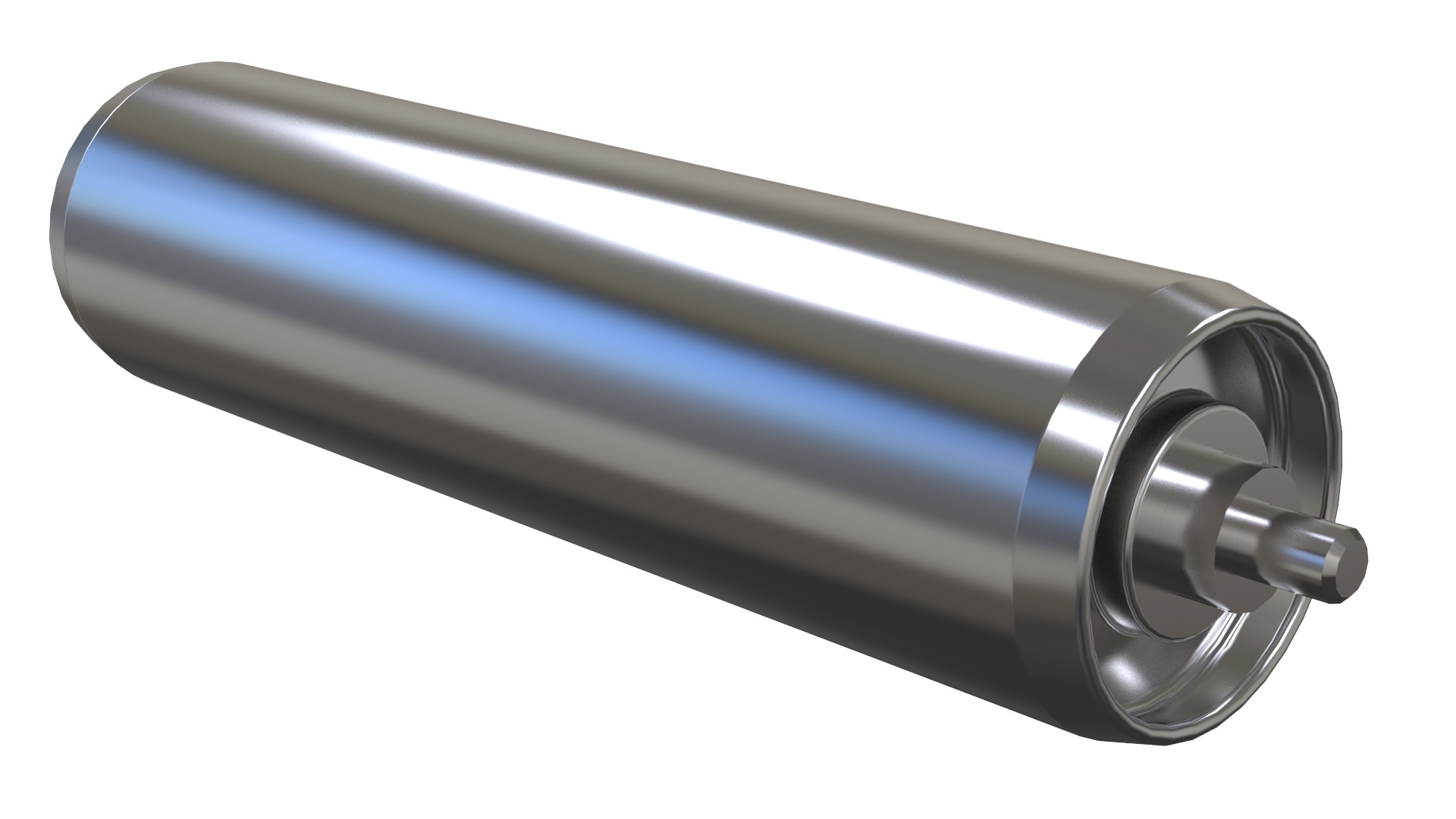 Steel Roller – 200 mm (8 mm Axle)
