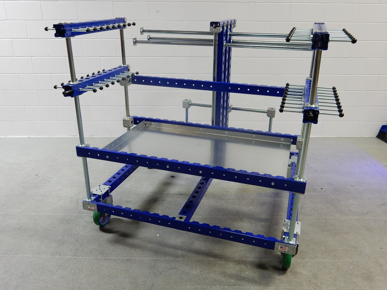 Hose Cart with Swingable Arms
