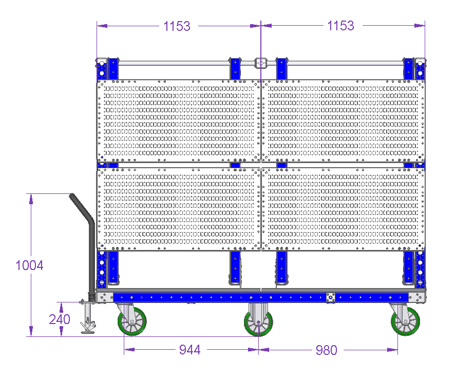 Carro de kit - 2310 x 1050 mm
