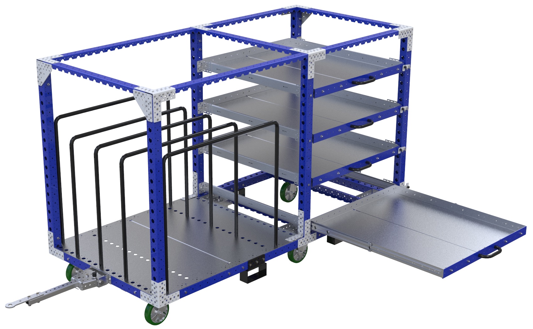 Modular & industrial material handling kit cart by FlexQube
