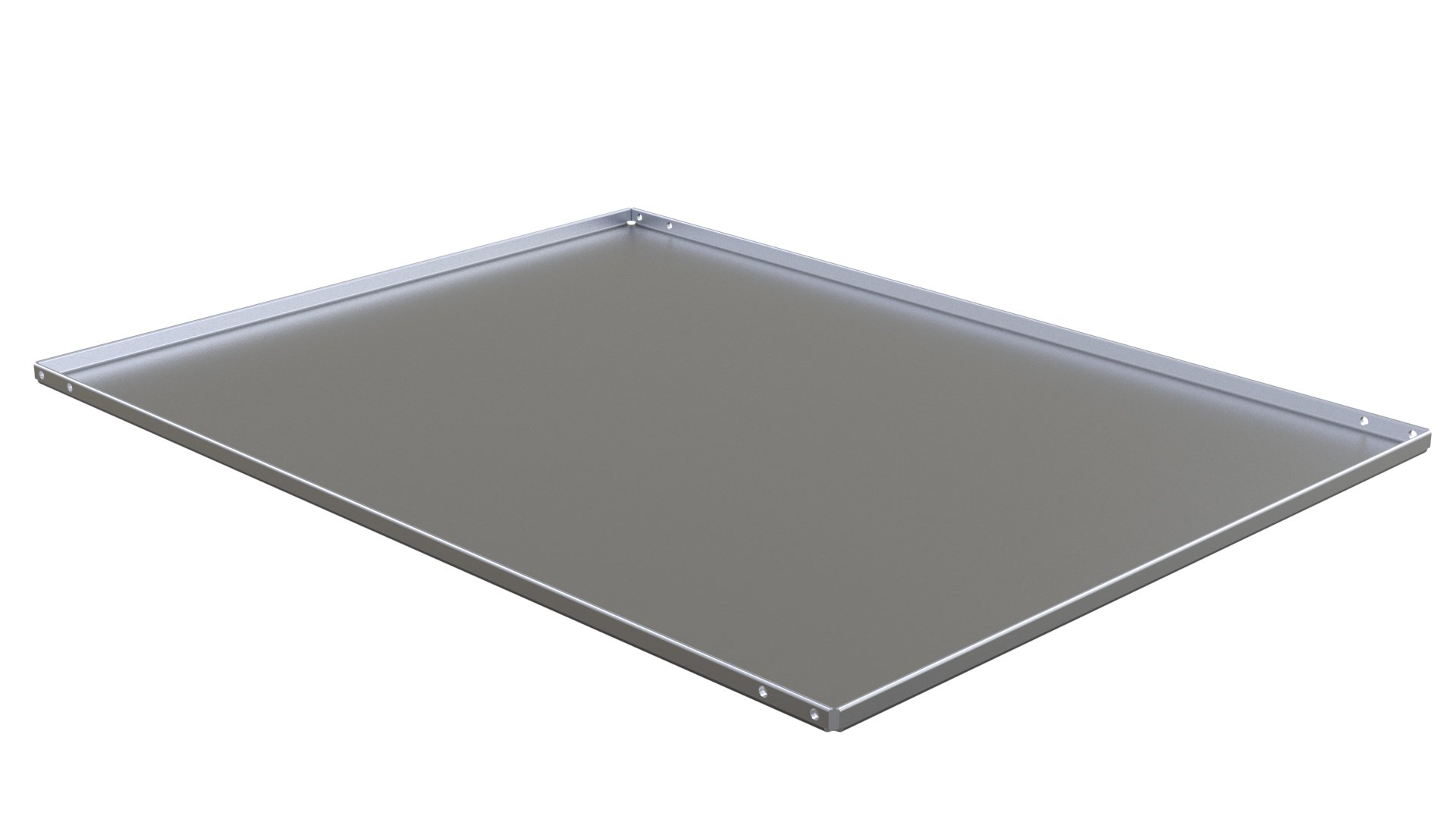 Flat shelf with welded corners – 840 x 630 mm