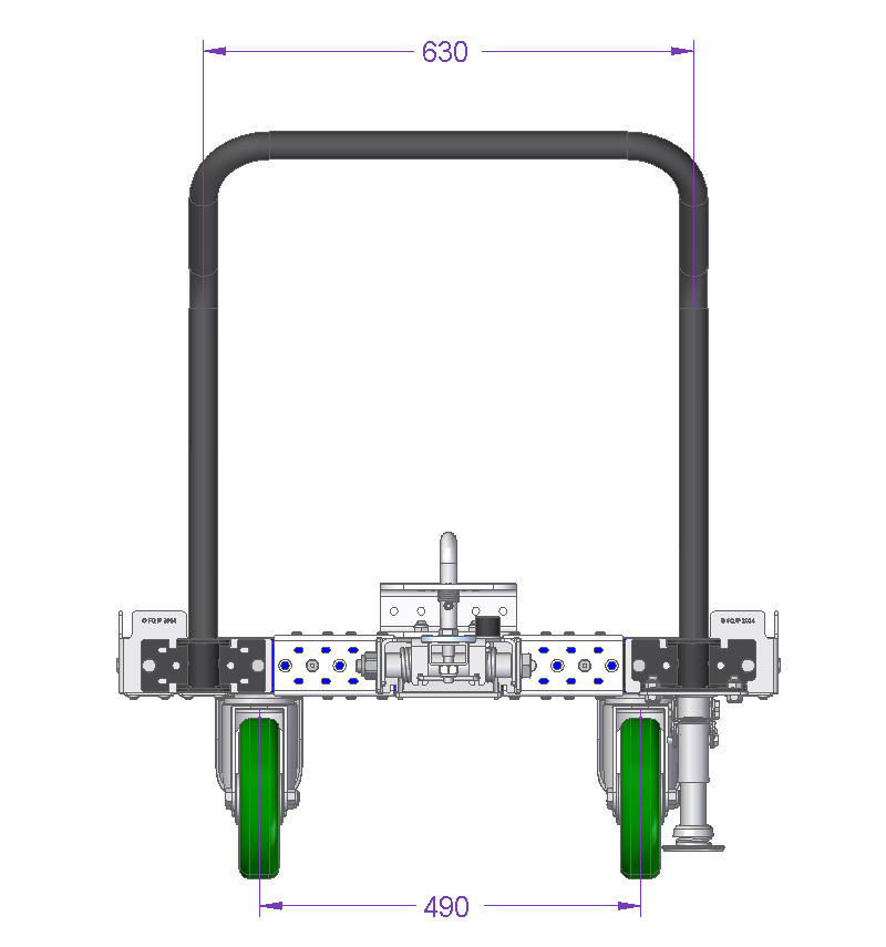 Carro remolcador - 840 x 1260 mm