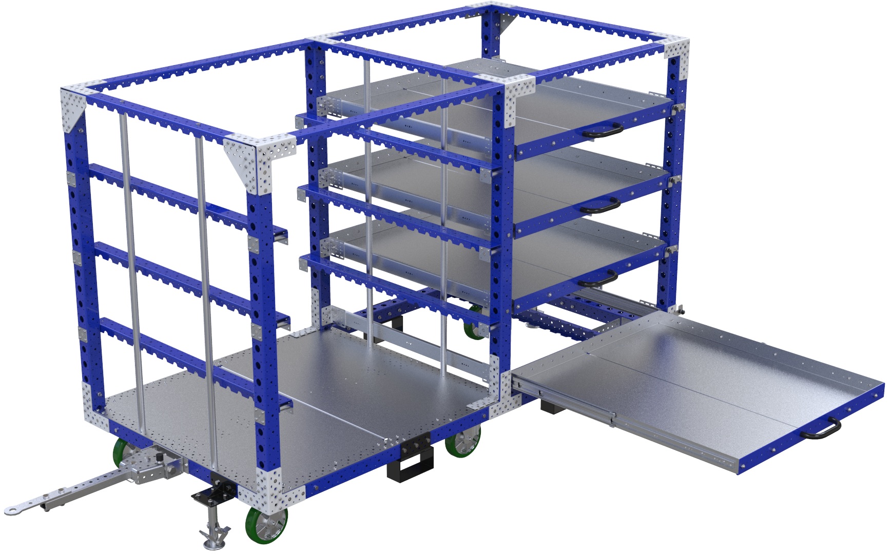Modular & industrial material handling kit cart by FlexQube