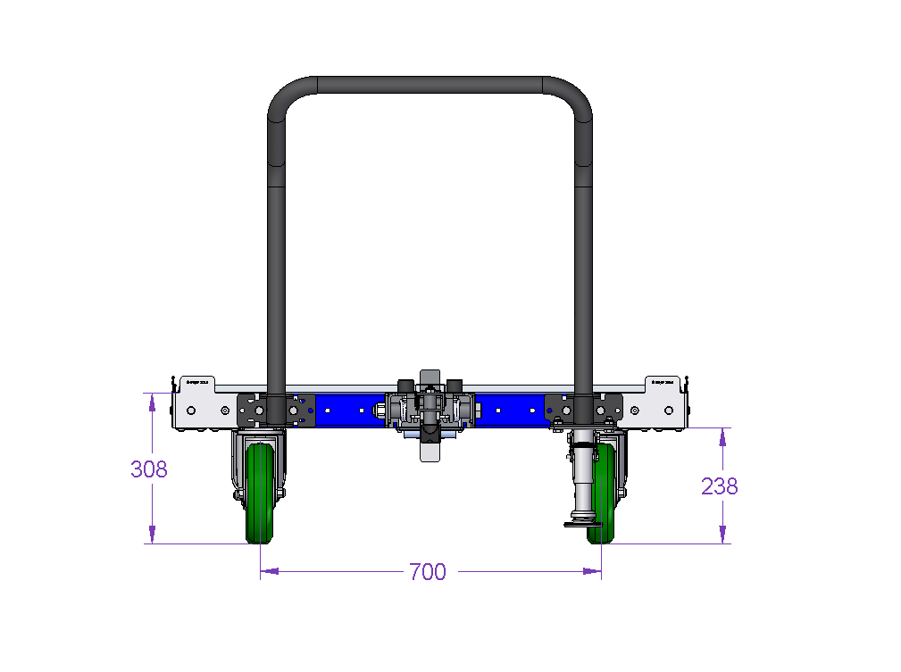 Tugger cart – 1260 x 1050 mm