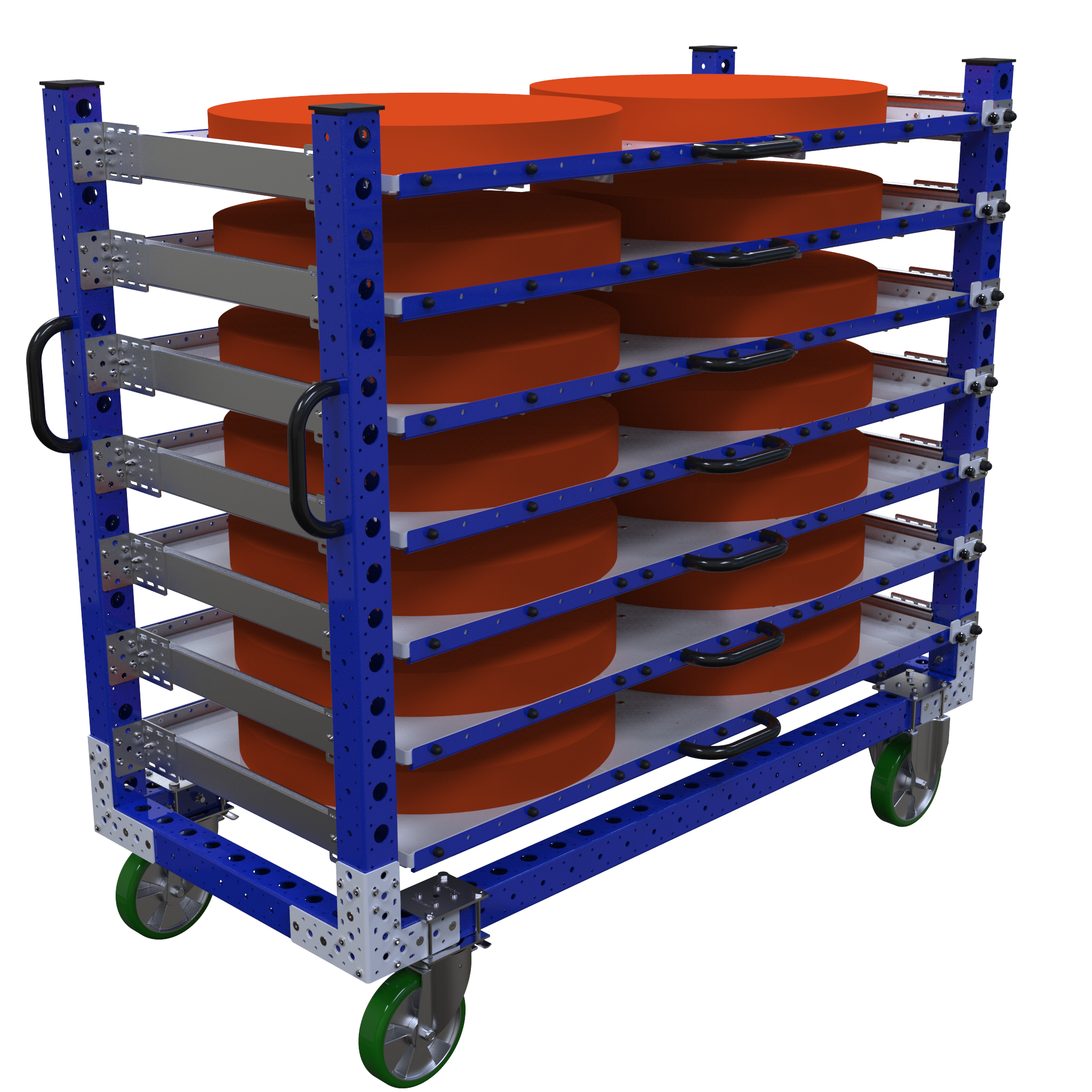 Carro con repisas extensibles - 1680 x 770 mm