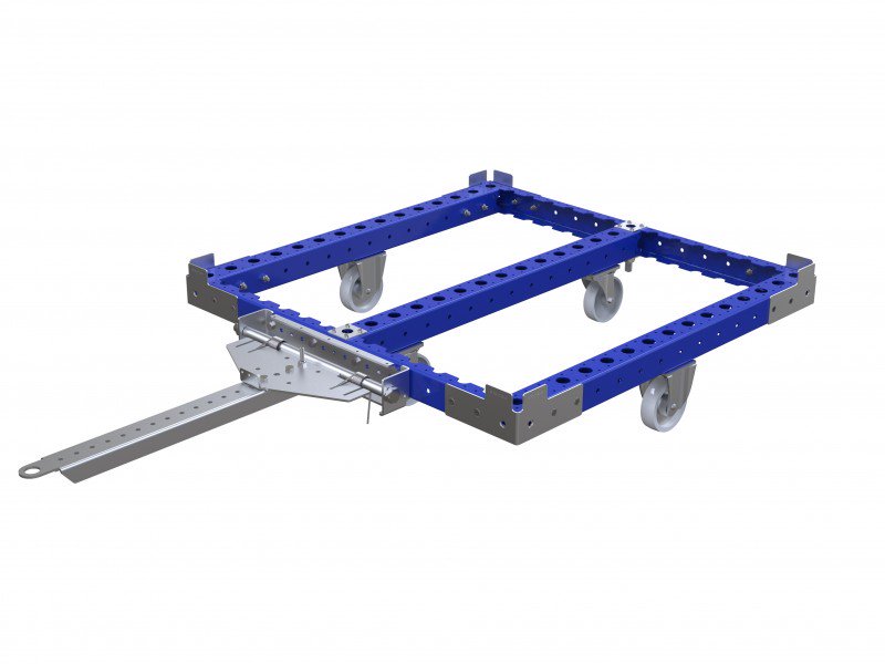 Carrito de pallet sin cubierta plana
