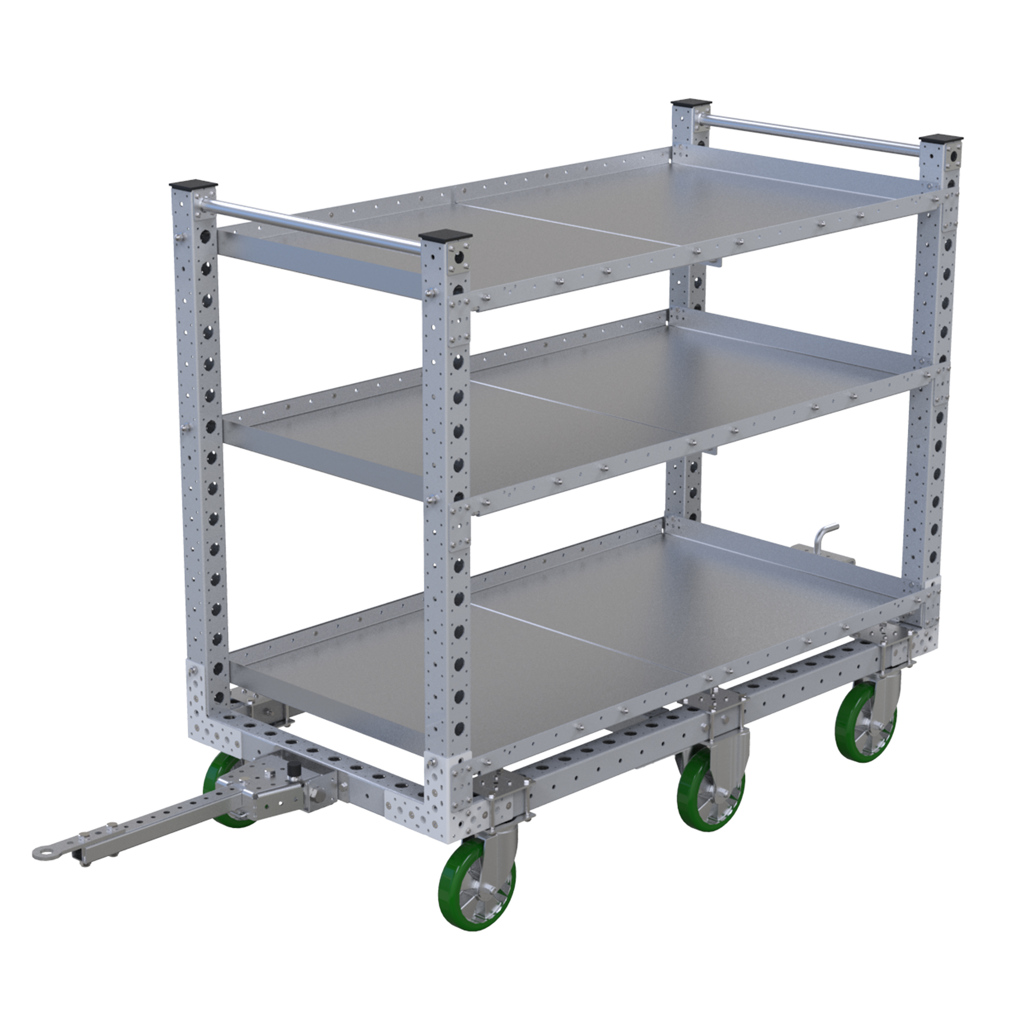 Carro de estante - 63 x 33 pulgadas