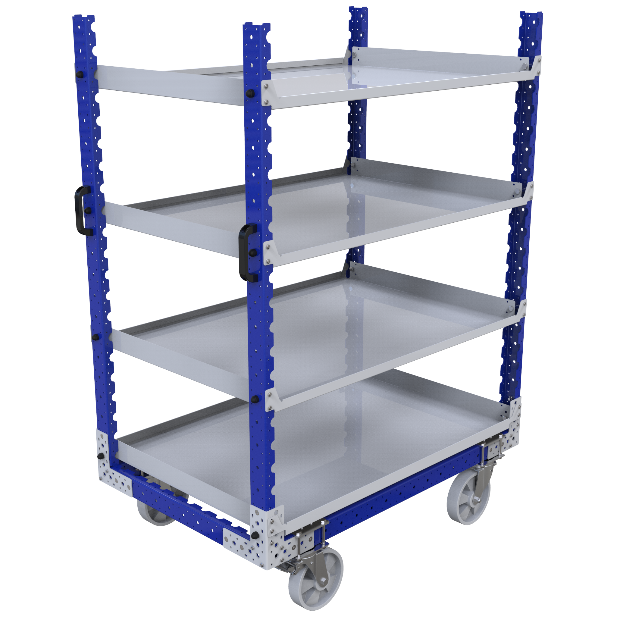 Carro con repisas planas - 840 x 1260 mm