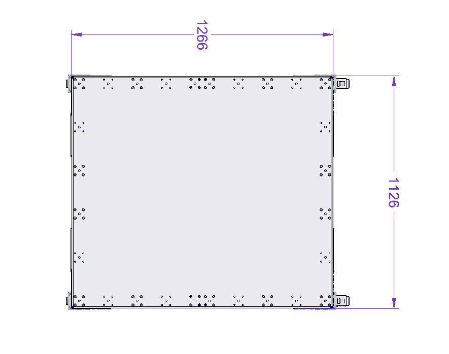 Pallet Rack – 1260 x 1120 mm
