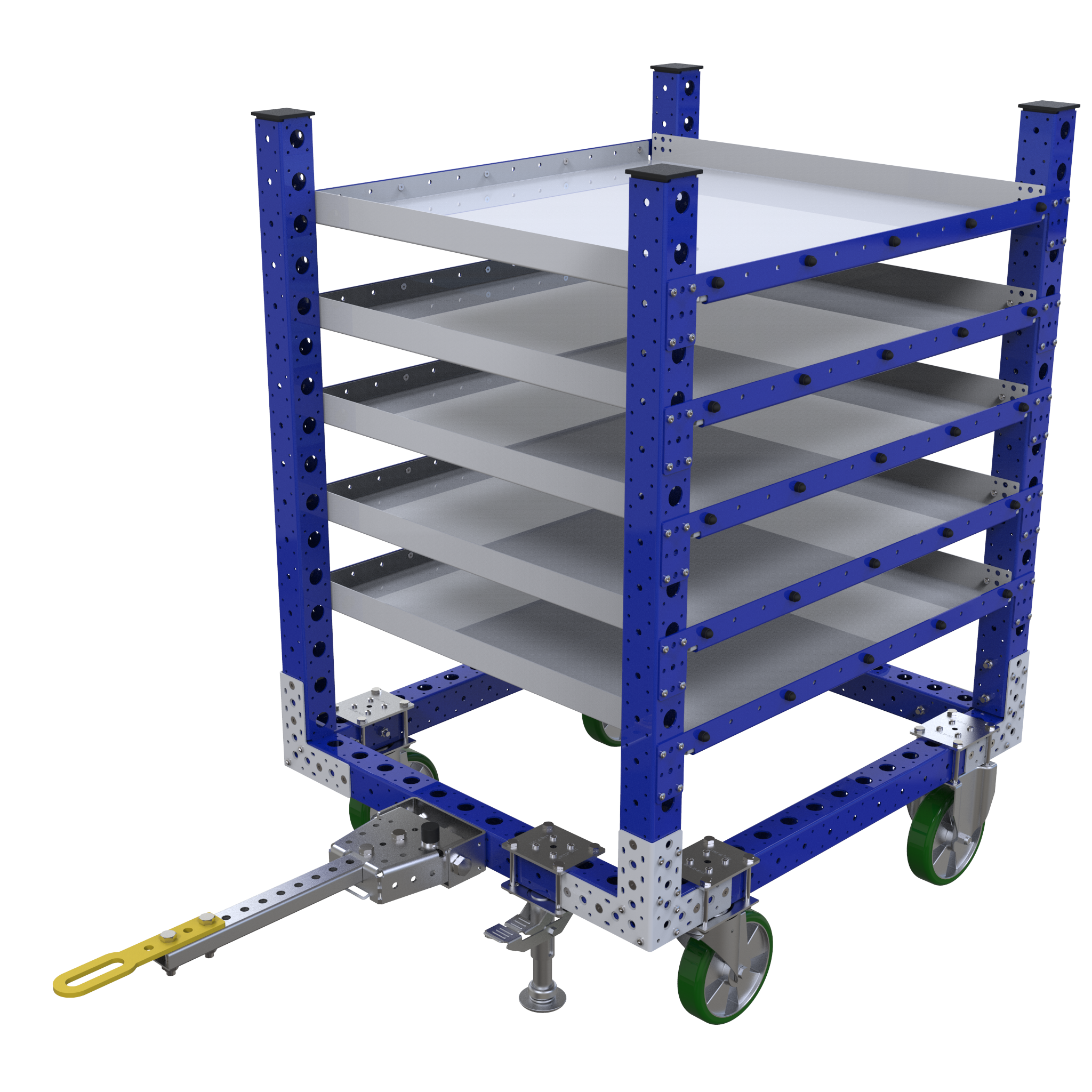 Flat Shelf Tugger Cart – 1050 x 910 mm
